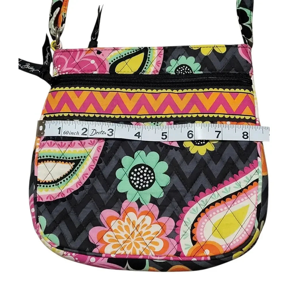 Vera Bradley Bags Ziggy Zinia Quilted Mini Hipster Crossbody EUC